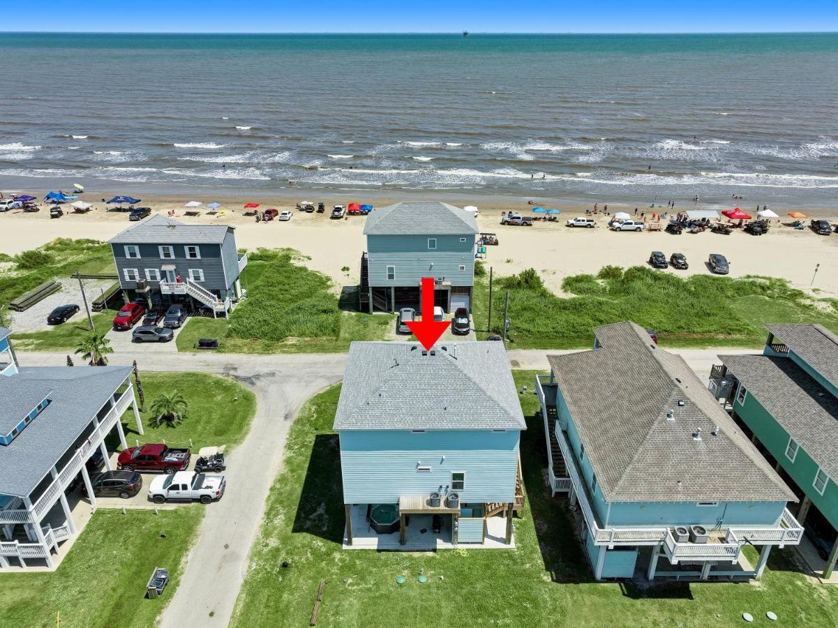 Beachfront - Hot Tub - Bbq - 14 Guests Vila Bolivar Peninsula Exterior foto