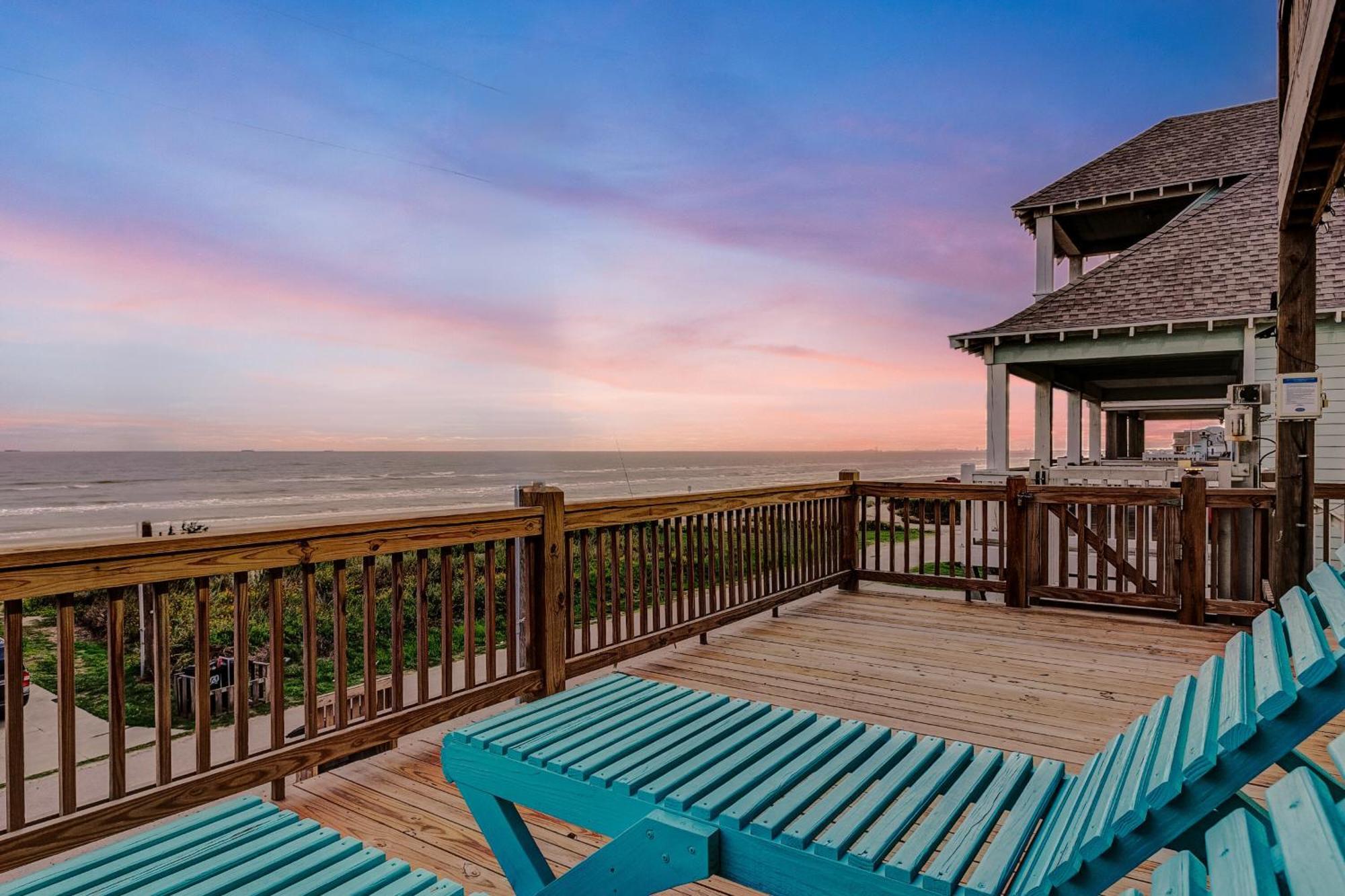 Beachfront - Hot Tub - Bbq - 14 Guests Vila Bolivar Peninsula Exterior foto