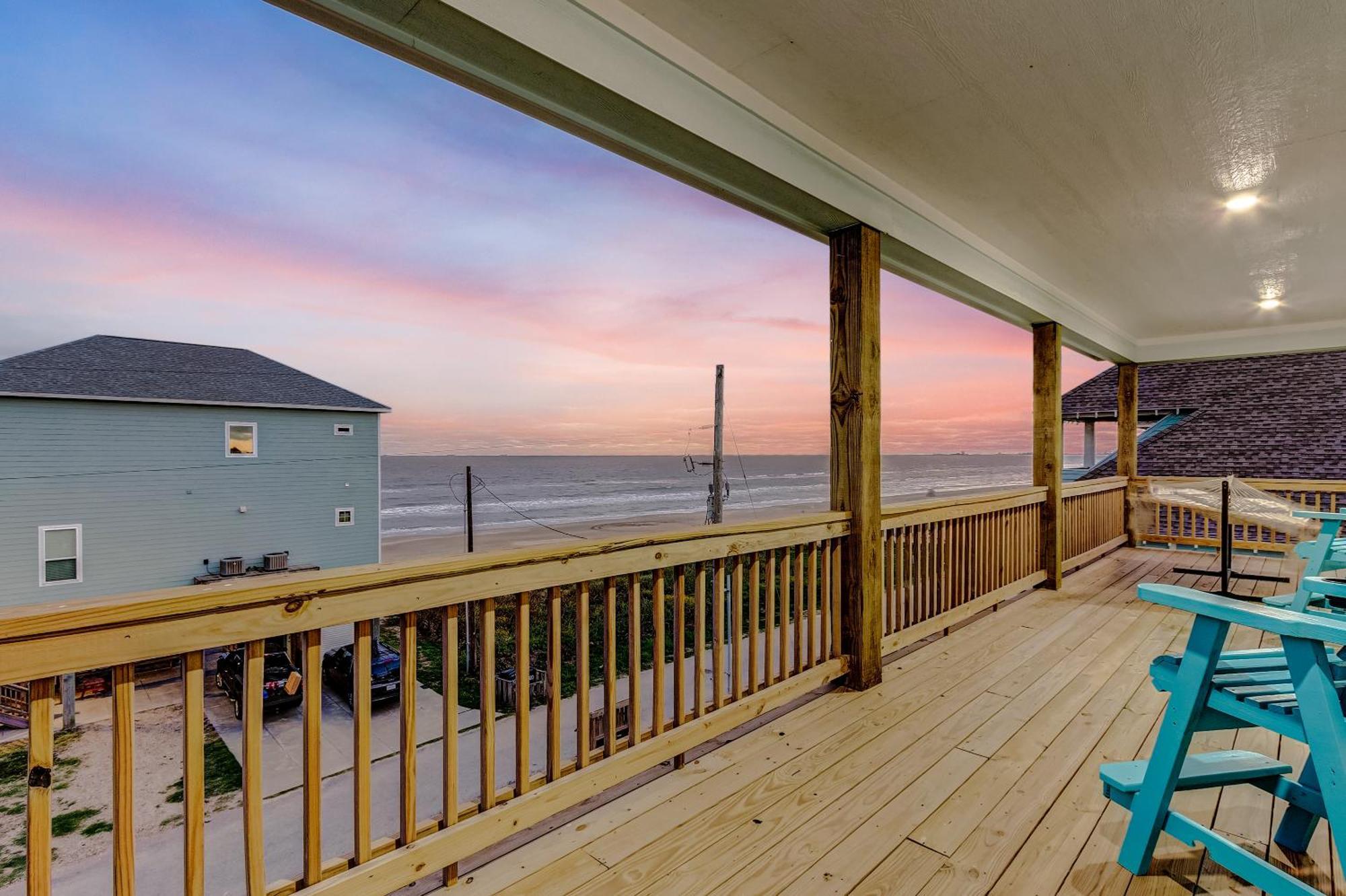 Beachfront - Hot Tub - Bbq - 14 Guests Vila Bolivar Peninsula Exterior foto