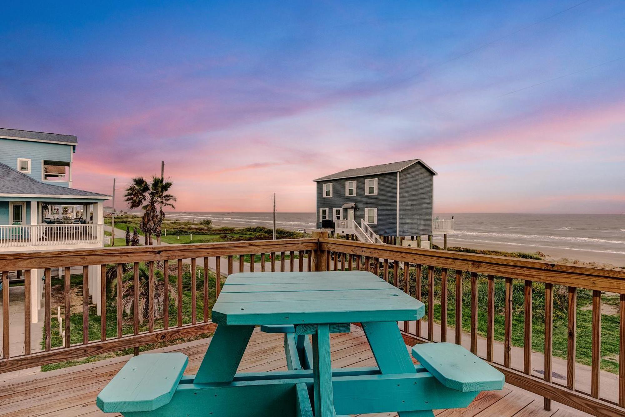 Beachfront - Hot Tub - Bbq - 14 Guests Vila Bolivar Peninsula Exterior foto